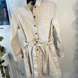 Who What Wear long sleeve button down denim dress